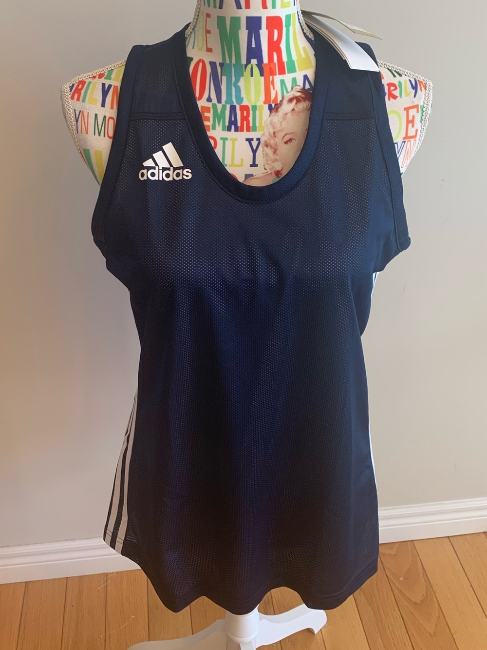NWT Adidas Women's Navy Racerback Training Tank